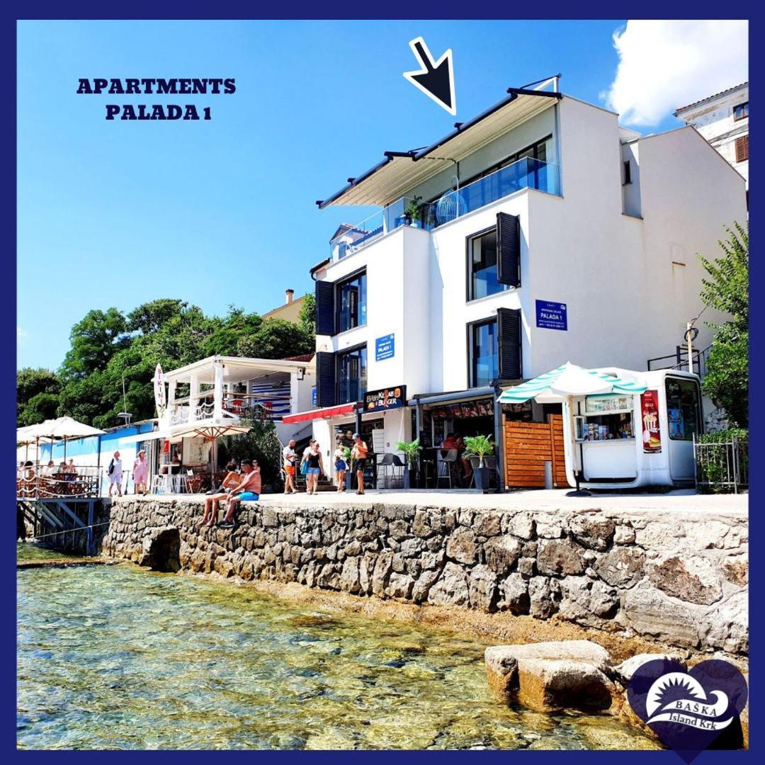 Apartments Palada 1 Baška Екстериор снимка